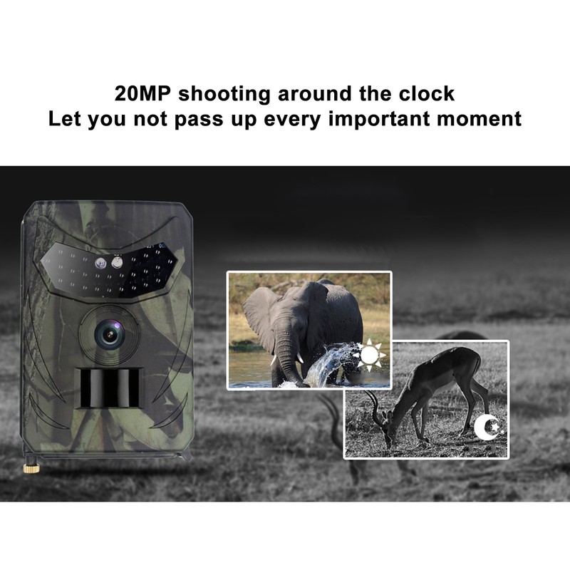 PR100C Outdoor Hunting Camera 1080P HD Infrared Induction Camera Wildlife