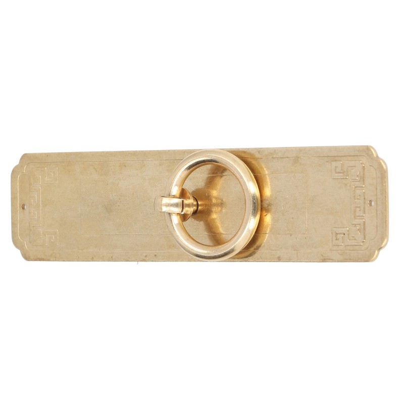 Cabinet Door Handle Chinese Furniture Antique Pattern Pure Copper Cabinet