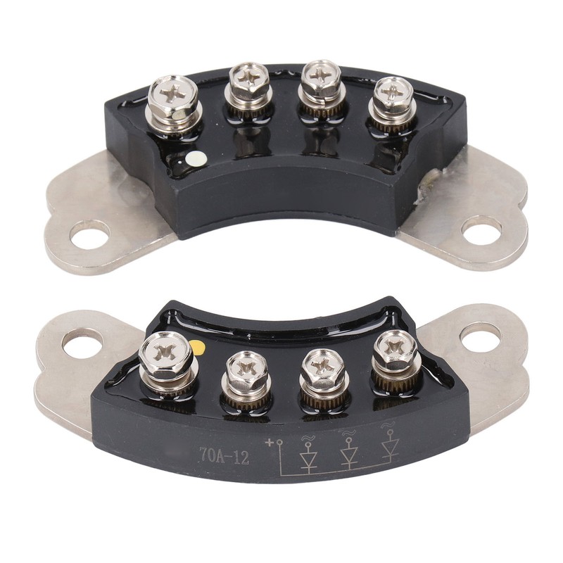 2PCS Rotating Rectifier Module Stable Current Diode Bridge Rectifier Wheel
