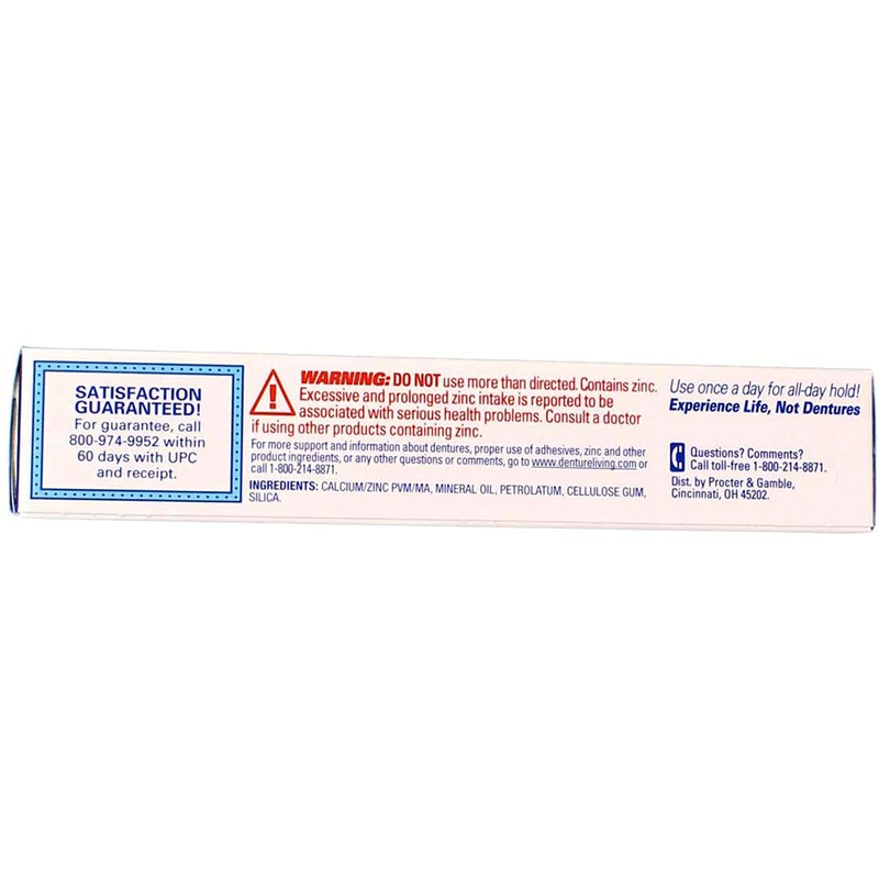 Fixodent Denture Adhesive Cream - 2.4 oz