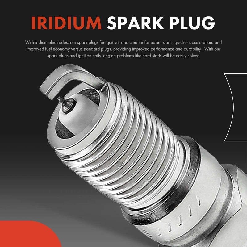 A-Premium 1 Ignition Coils with 6 Spark plug Wires and