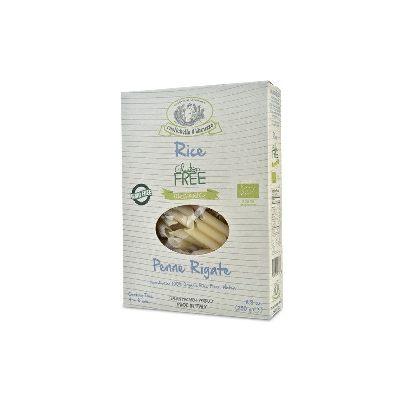 Rustichella D' Abruzzo Rice Penne Rigate, 8.8 Ounce