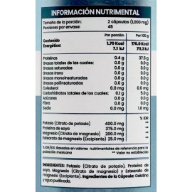 Citrato de Potasio Flow – 90 Cápsulas | Apoyo Renal, Equilibrio Electrolítico y Anticálculos Naturales