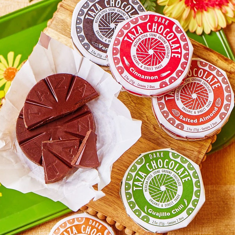 Taza Chocolate Organic Mexicano Disc 55% Dark Chocolate, Coffee, 2.7