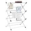 FKUO Household Indoor Folding Clothes Drying Rack, Dry Laundry and