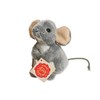 Teddy Hermann 92603 Maus 2-farb. sort. 11 cm im Display,