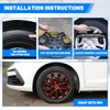 AUTOWIKI 15" Wheel Rim Covers Universal Hubcaps, Hubs Snap on