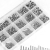 M2 M2.5 M3 Screws Set, 874 Pcs Flat Hex Socket