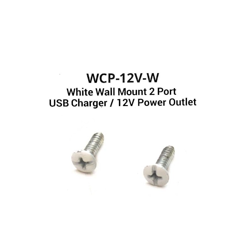 Magnadyne Boat Wall Mount USB Charger WCP-12V-B | 12V Ports