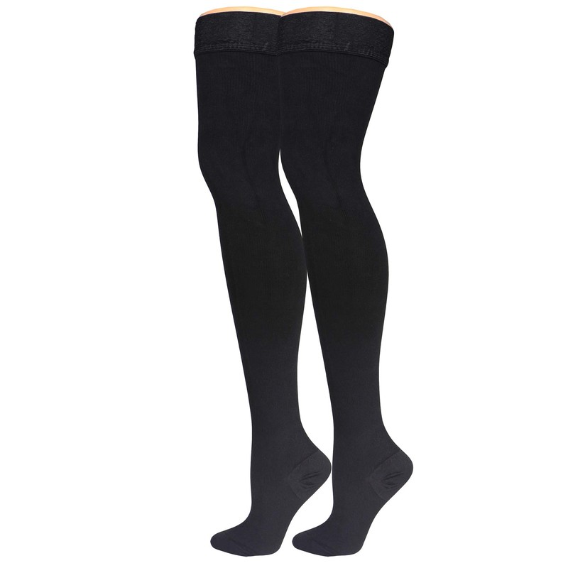 Truform Compression Socks, 20-30 Mmhg, Men's Dress Socks, Thigh High