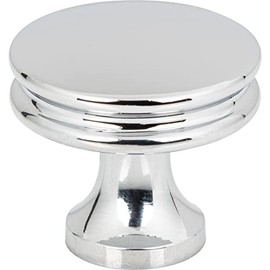 1-1/4" Diameter Polished Chrome Marie Cabinet Knob