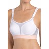 Triaction Extreme Lite N EX Women's Sports Bra, Non-Wired, White,