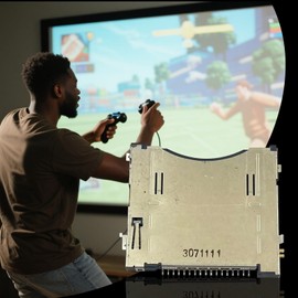 Game Card Reader Slot | Game Card Slot Connector Replacement - Travel-Friendly Electronic Products Replacement Parts for Men Women Youth Teens Girls