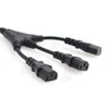 HTCable UPS PDU Computer PC Power Splitter Cord C14 to