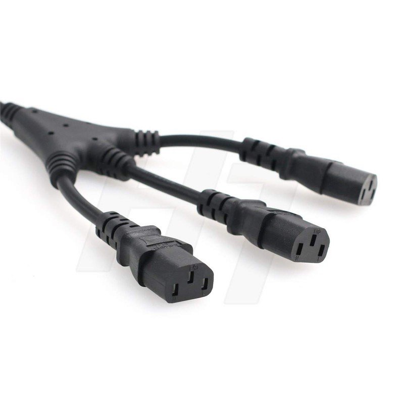 HTCable UPS PDU Computer PC Power Splitter Cord C14 to