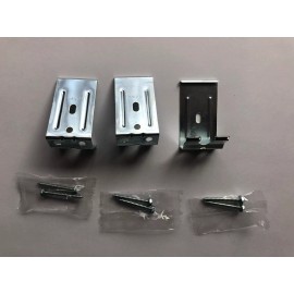 Graber/Bali Crystal Pleat Cordless Cellular Shade Bracket metal Qty 3 + hardware