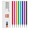 LVZONGXIN Pack of 8 Colourful Refills, Compatible with Legami, 0.7