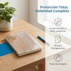 CALLARON 3 Piezas Cubiertas Protectores de Libros de PVC Transparente