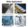 Duttek MPO Fiber Optic Adapter, 12 Core, Key Up to