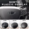 Advanced Trims Gloss Black Steering Wheel Bowtie Overlay Chevy Equinox