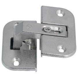 KI Hardware 1 (One) Pie-Cut Corner Cabinet Door Hinge with 78-Degree Opening Angle