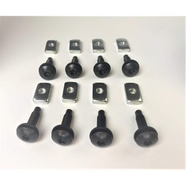 2007 to 2019 Jeep Wrangler JK Hard Top Torx Screw & Nut Kit / 8 Torx Screws & 8 Nuts