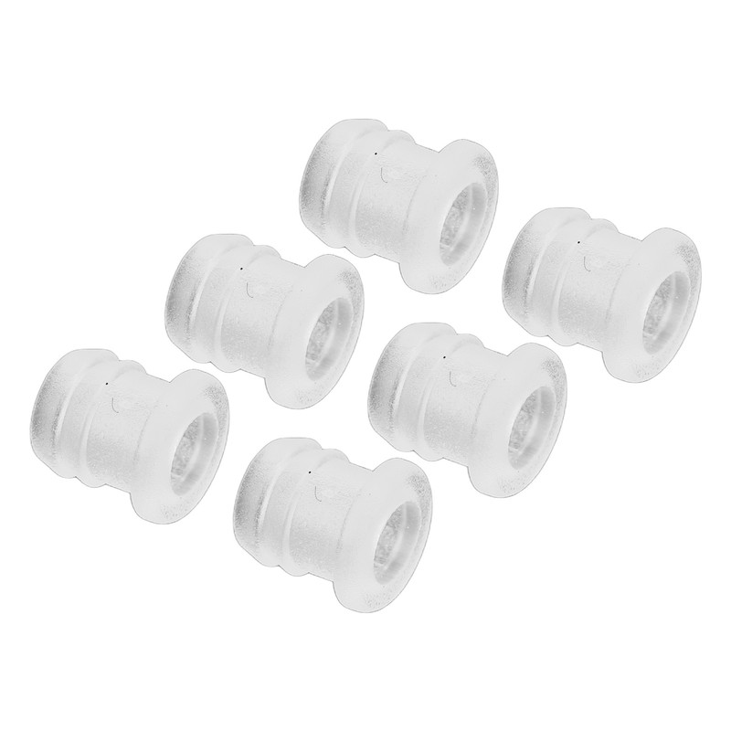 30pcs Earmold Locks Small Plastic Soft Transparent Earmold Tubing Locks