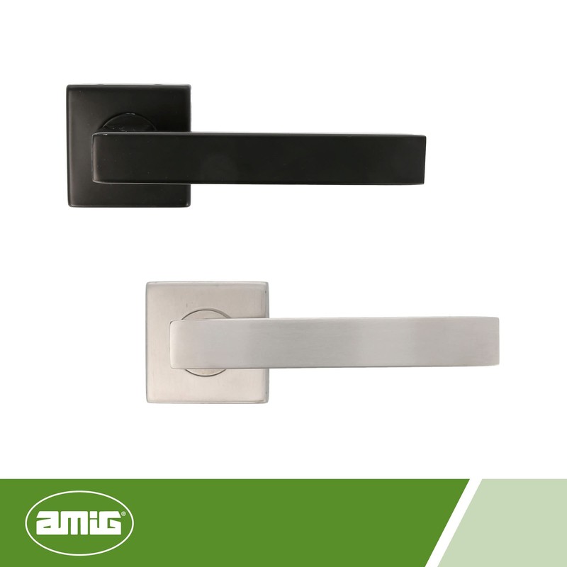 Amig - Handle set with inner rosette for doors |