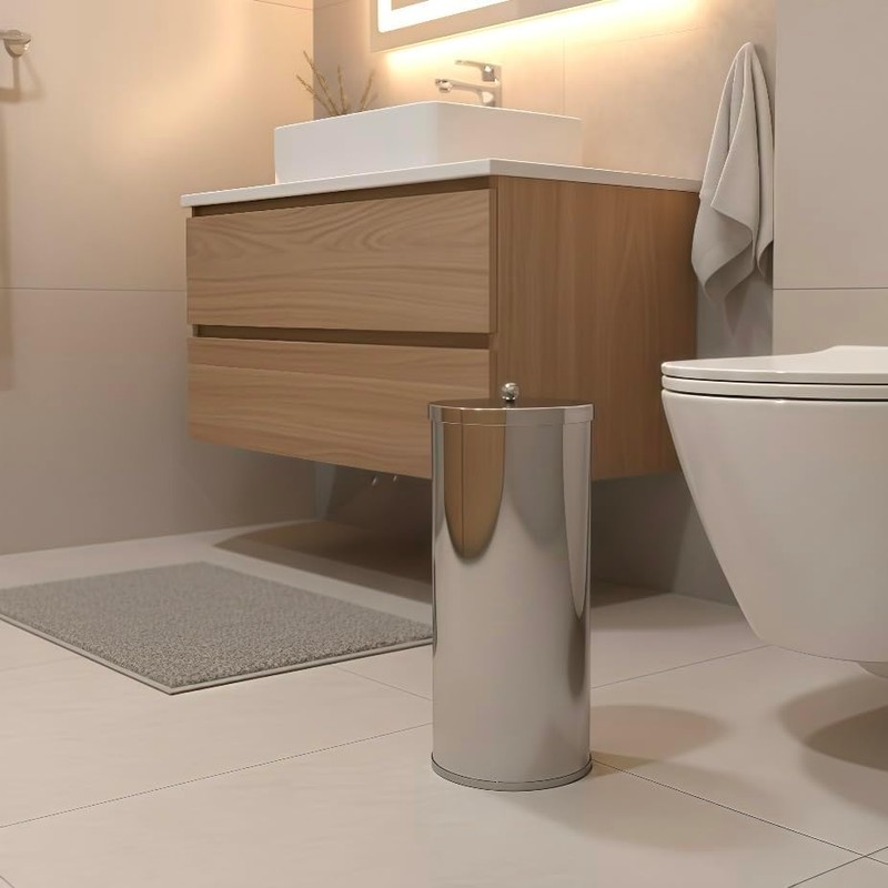 [2023 Upgraded Version] HUJI Rust Resistant Stainless Steel Toilet Paper
