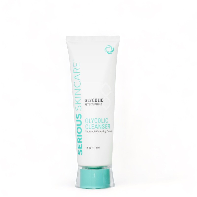 Serious Skincare Glycolic Cleanser - Daily Non-Drying Exfoliating Face Wash