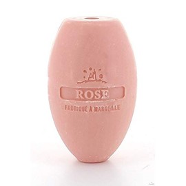 Soap on Rope vintage - Rose- 240g - Savon Écolier sur corde - Rose