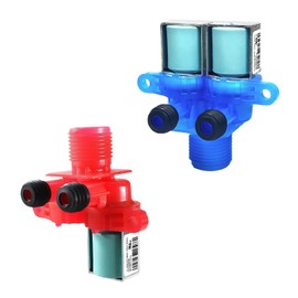 W10240949 Cold Water Inlet Valve & W10240948 Hot Water Inlet Valve Compatible with Whirlpool Ken-more Washers Replaces W10921515 W10921514 W11168740 WPW10240949
