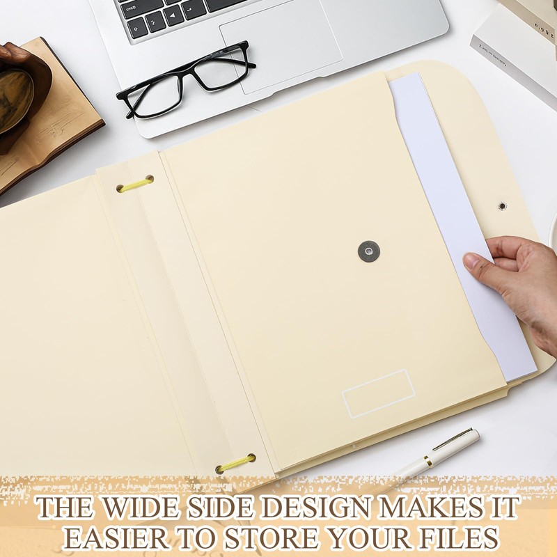 Marspark Important Document Organizer with Labels, Expanding File Folder, Family