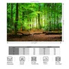 goodbath Forest Tapestry, Nature Woodland Tree Tapestry Wall Hanging for