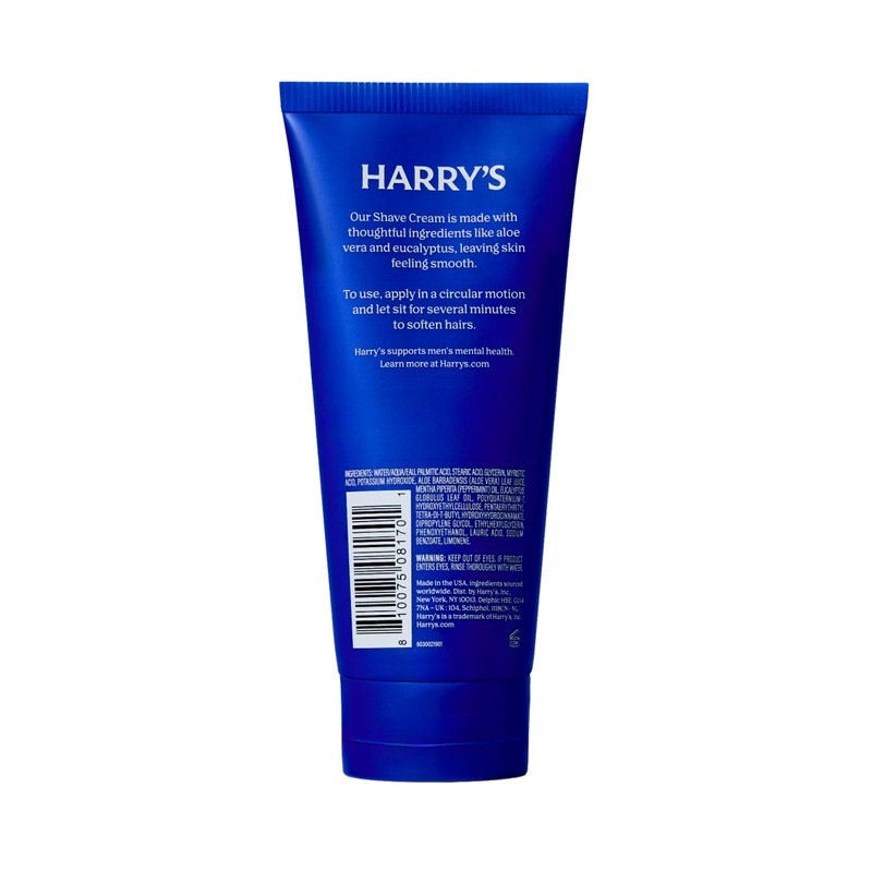 Harry's Shaving Cream for Men with Aloe and Eucalyptus -