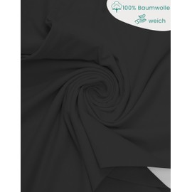 Livessa Set of 2 Pillowcases, 40 x 60 cm, Concealed Zip on the Long Side, Pillowcase Made of 100% Cotton Jersey Fabric, Ultra Soft and Breathable, Oeko-Tex Certified