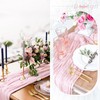 6 Pack Baby Pink Cheesecloth Table Runner Gauze Table Runner
