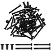 NOLITOY 60PCS Computer Case Fan Screws Kit PC Fan Screws