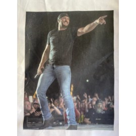 Luke Bryan 1 Luke Bryan Quilt Block  “ American Country Music Singer Concert