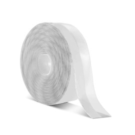 Door Weather Stripping, Door Seal Strip, Door Strip Bottom, Window Windproof Sticker, Silicone Sealing Tape for Doors, Windows, Shower, Glass Gaps (Clear, 32.8 Feet X 1.8 Inch)