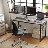 VASAGLE ALINRU Computer Desk, 55-Inch Writing Desk, Office Desk with