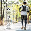 BBAIYULE Hydration Running Vest, 470ml Water Bottle, 9 Pockets, Reflective
