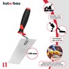 KOTARBAU® Stainless Steel Trapezoidal Trowel 140 mm x 60 mm
