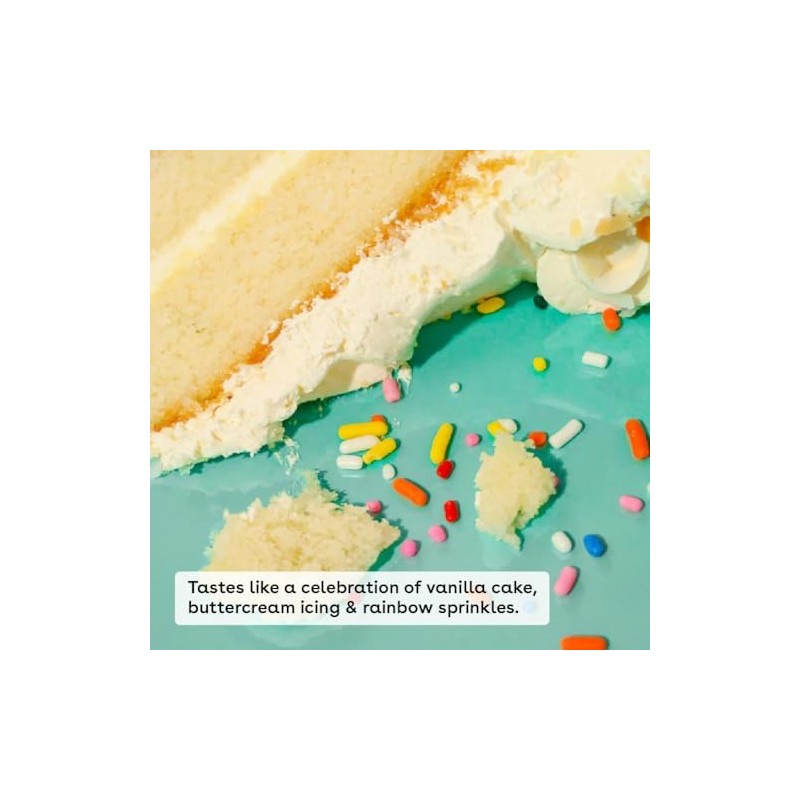 Bálsamo labial eos Natural Shea Birthday Cake – Hidratación 24h,