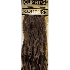 GALA BY IBEAUTY Extension De Cabello Clip Fit 5 100fibra Gala Ondulada 20-22Pulg (4 Castao), 1.0 unidad                                               