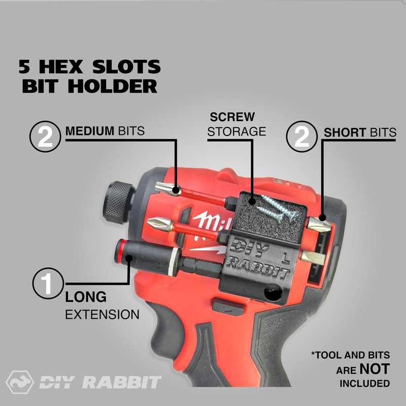 Magnetic Bit Holder for Milwaukee M12 SubCompact Drill & Driver
