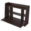 Inval Wall Mounted Floating Desk, Espresso