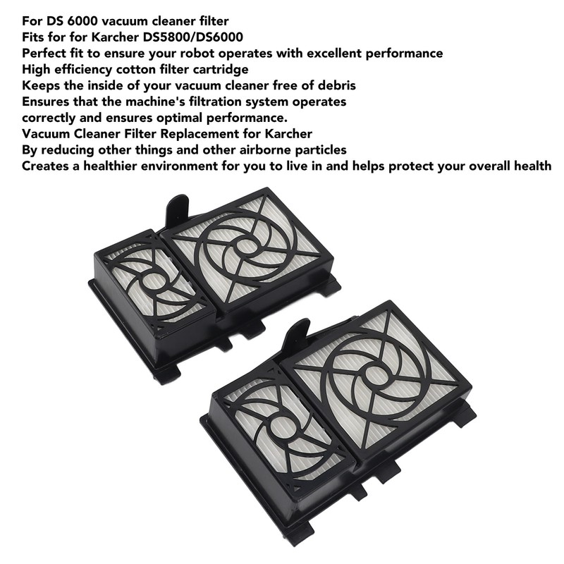 2pcs Filter for Karcher DS 6000 DS 5800 Perfect Fit