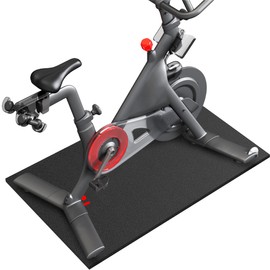 Crostice Bike Trainer Mat Accessories Compatible with Peloton Bike & Bike Plus, for Cycling Home Gym