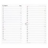 2026 Bible Size Monthly Diary Vertical Personal Organizer Refill 0222-026